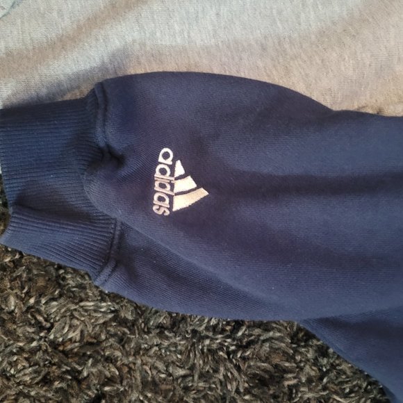 Adidas New York Hoodie Men’s M Gray Navy - Picture 5 of 6